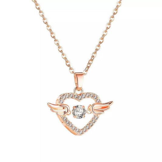 Heart With Wings Necklace